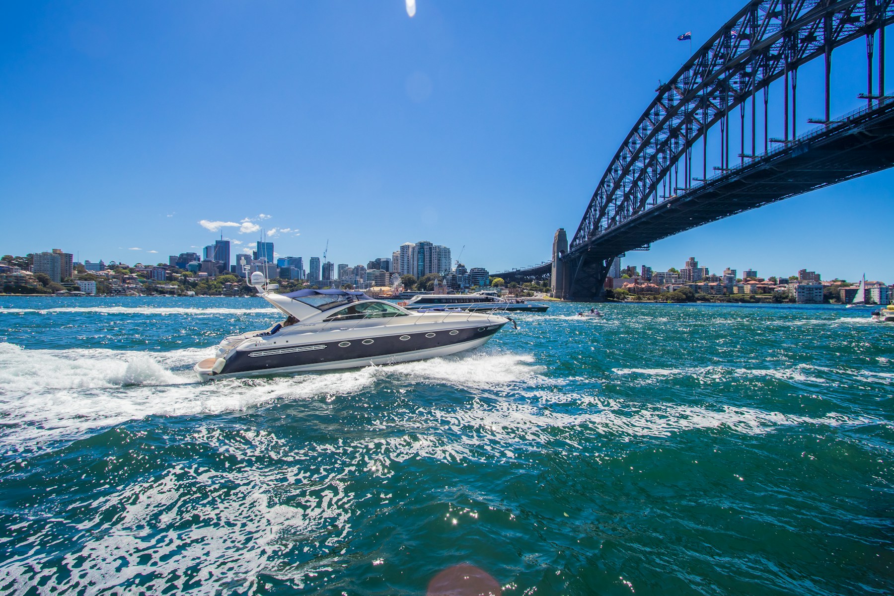 Boat on Australian coastal water for marine insurance