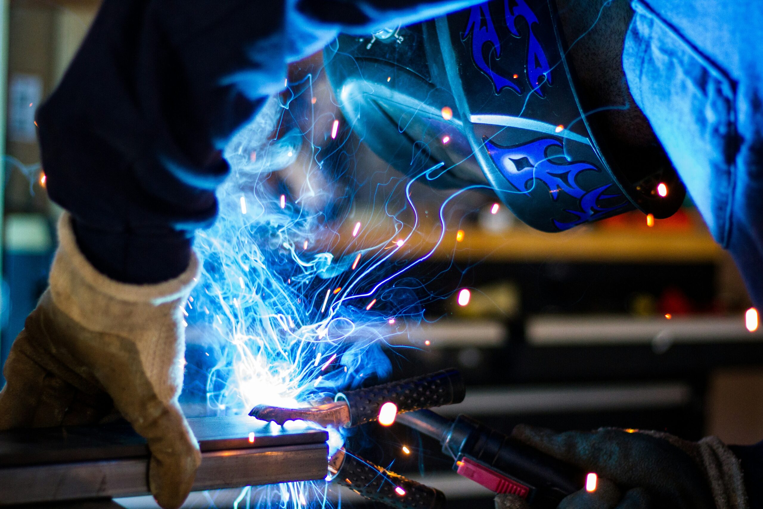 Technician working with industrial machinery and equipment